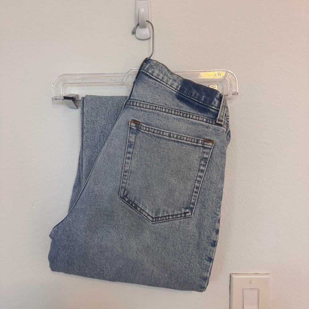 Abercrombie & Medium Wash Blue Ultra High Rise Jeans